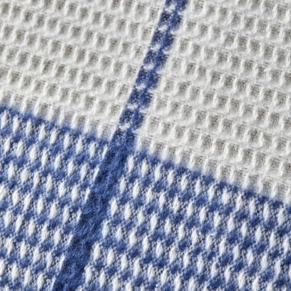 Плед вафельний Carmen lacivert синій 180х220 см євро svt-2000022297974