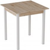 Стіл кухонний Ferrum-decor Дієго 75x90x90 Білий ДСП Сан-Марино 16мм (FRD-105656)