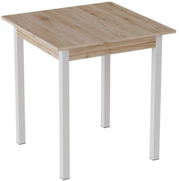 Стіл кухонний Ferrum-decor Дієго 75x90x90 Білий ДСП Сан-Марино 16мм (FRD-105656) Стіл кухонний Ferrum-decor Дієго 75x90x90 Білий ДСП Сан-Марино 16мм (FRD-105656)
