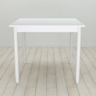 Стіл кухонний Ferrum-decor Агата 75x80x80 Білий ДСП Біле 16мм (FRD-106248)