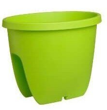 Кашпо на перила Balconia 30 см салатовий 411138011