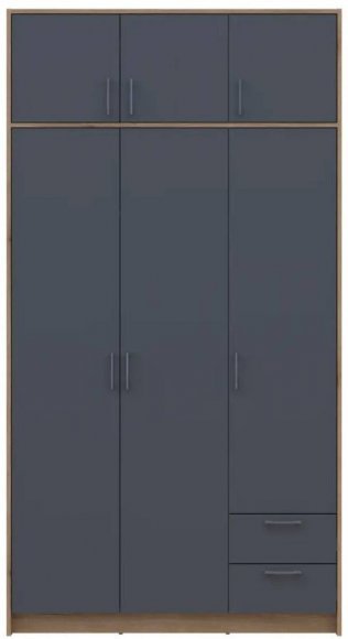 Антресоль Doros Ронді Дуб Артизан/Графіт 3 ДСП 121х52х41 DRS-011605 (80737822) Антресоль Doros Ронді Дуб Артизан/Графіт 3 ДСП 121х52х41 DRS-011605 (80737822)