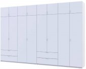 Шафа для одягу Doros Лукас Біла 4+4 ДСП 360х50х240 DRS-011692 (42005142)