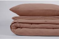 Постільна білизна вафельна Waffle 200х220 см shrimp лососевий Постільна білизна вафельна Waffle 200х220 см shrimp лососевий