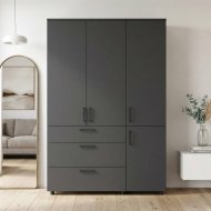 Шафа для одягу Doros Торн Антрацит 3 ДСП/3Ш (штанга) 135х51.6х200 (DRS-012085) Шафа для одягу Doros Торн Антрацит 3 ДСП/3Ш (штанга) 135х51.6х200 (DRS-012085)
