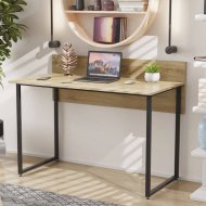 Письмовий стіл Ferrum-decor Скай 75x120x60 чорний ДСП Дуб Сонома 16мм (FRD-103622)