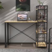 Письмовий стіл Ferrum-decor Серії Конект з етажеркою 75x120x60 чорний ДСП Дуб Артизан 16мм (FRD-104221) Письмовий стіл Ferrum-decor Серії Конект з етажеркою 75x120x60 чорний ДСП Дуб Артизан 16мм (FRD-104221)
