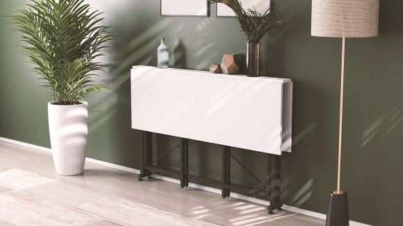 Стіл-книга трансформер Оріон 3 Ferrum-decor 750x1150x880 Чорний метал ДСП Біле 16 мм (FRD-105081) Стіл-книга трансформер Оріон 3 Ferrum-decor 750x1150x880 Чорний метал ДСП Біле 16 мм (FRD-105081)