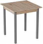 Стіл кухонний Ferrum-decor Дієго 75x90x90 Сірий ДСП Сан-Марино 16мм (FRD-105657)