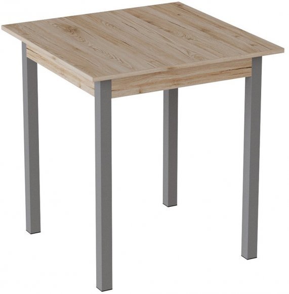 Стіл кухонний Ferrum-decor Дієго 75x90x90 Сірий ДСП Сан-Марино 16мм (FRD-105657) Стіл кухонний Ferrum-decor Дієго 75x90x90 Сірий ДСП Сан-Марино 16мм (FRD-105657)