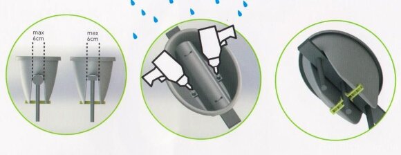 Кашпо на перила Balconia 60 см антрацит 41113817 Кашпо на перила Balconia 60 см антрацит 41113817