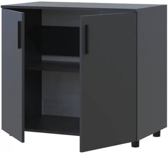 Комод Doros Торн Антрацит 2 ДСП 90х51.6х80 (DRS-012086)