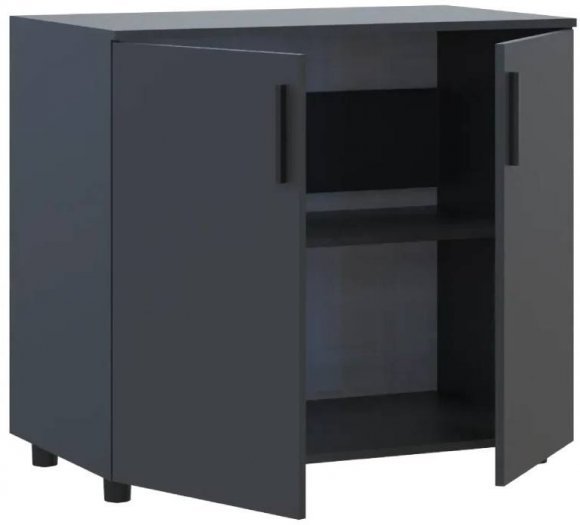 Комод Doros Торн Антрацит 2 ДСП 90х51.6х80 (DRS-012086)