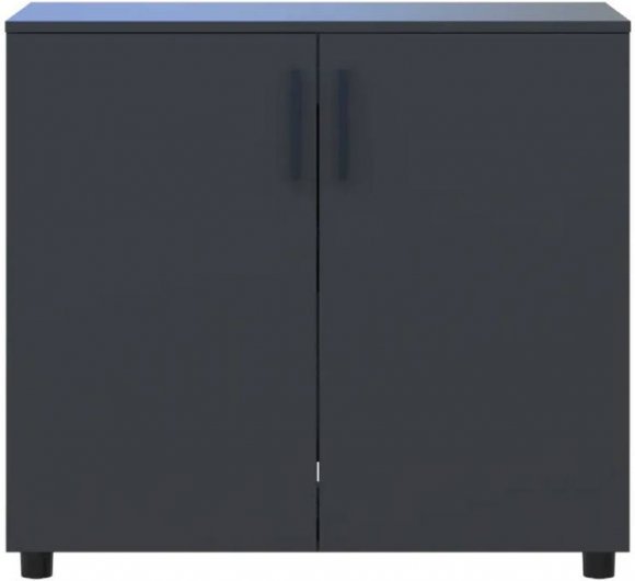 Комод Doros Торн Антрацит 2 ДСП 90х51.6х80 (DRS-012086)