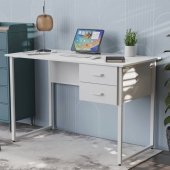 Письмовий стіл Ferrum-decor Дакота 75x140x70 білий ДСП Біле 16мм (FRD-102126) Письмовий стіл Ferrum-decor Дакота 75x140x70 білий ДСП Біле 16мм (FRD-102126)