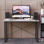 Стіл письмовий Дейв Ferrum-decor 750x1000x600 Чорний метал ДСП Бетон 32 мм (FRD-106437)