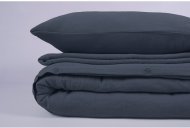 Постільна білизна вафельна Waffle 200х220 см indigo індиго Постільна білизна вафельна Waffle 200х220 см indigo індиго