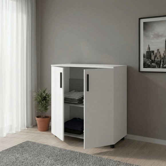 Комод Doros Торн Білий 2 ДСП 90х51.6х80 (DRS-012087)