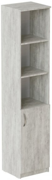 Пенал Анжело Ferrum-decor на 4 полиці з 1 дверима 1900x400x380 ДСП Бетон 16 мм (FRD-104916) Пенал Анжело Ferrum-decor на 4 полиці з 1 дверима 1900x400x380 ДСП Бетон 16 мм (FRD-104916)