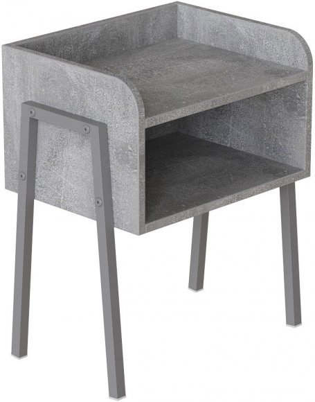 Тумба модульна Ferrum-decor Джузі 540x450x320 метал Сірий ДСП Бетон16 мм (FRD-102988) Тумба модульна Ferrum-decor Джузі 540x450x320 метал Сірий ДСП Бетон16 мм (FRD-102988)