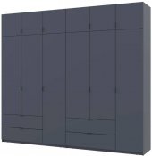 Шафа для одягу Doros Лукас Графіт 3+3 ДСП 270х50х240 DRS-011695 (42005117)