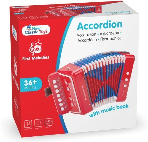 Дитячий іграшковий Акордеон червоний