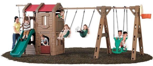Игровой центр Naturally Playful Adventure Lodge Play Center with Glider 801400