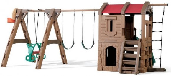 Игровой центр Naturally Playful Adventure Lodge Play Center with Glider 801400 Игровой центр Naturally Playful Adventure Lodge Play Center with Glider 801400