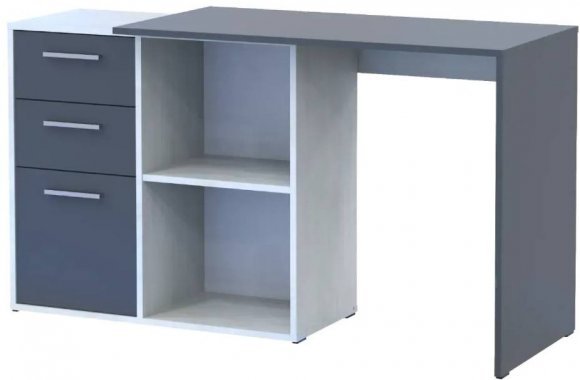 Офісний стіл Doros T8 Білий/Графіт 100х83х75 (DRS-011891) Офісний стіл Doros T8 Білий/Графіт 100х83х75 (DRS-011891)