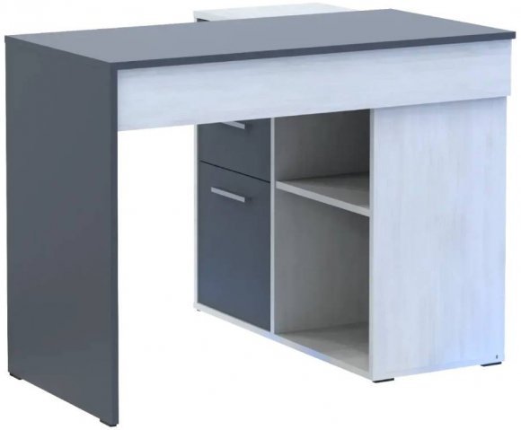 Офісний стіл Doros T8 Білий/Графіт 100х83х75 (DRS-011891) Офісний стіл Doros T8 Білий/Графіт 100х83х75 (DRS-011891)