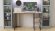 Комп'ютерний стіл Ferrum-decor Гаррі 75x120x70 сірий ДСП Дуб Сан-Марино 16мм (FRD-101474)