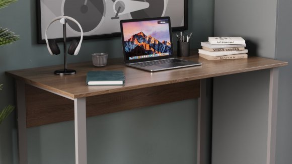 Комп'ютерний стіл Ferrum-decor Раян 75x100x60 сірий ДСП Дуб Сан-Марино 32мм (FRD-101599)