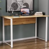 Комп'ютерний стіл Ferrum-decor Курт 75x140x70 білий ДСП Дуб Сан-Марино 32мм (FRD-102254) Комп'ютерний стіл Ferrum-decor Курт 75x140x70 білий ДСП Дуб Сан-Марино 32мм (FRD-102254)
