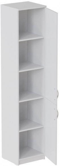 Пенал Анжело Ferrum-decor на 5 полиць із 2 дверима 1900x400x380 ДСП Біле 16 мм (FRD-104917) Пенал Анжело Ferrum-decor на 5 полиць із 2 дверима 1900x400x380 ДСП Біле 16 мм (FRD-104917)