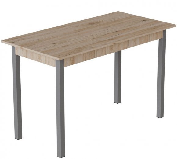 Стіл кухонний Ferrum-decor Маріо 75x120x60 Сірий ДСП Сан-Марино 16мм (FRD-105660) Стіл кухонний Ferrum-decor Маріо 75x120x60 Сірий ДСП Сан-Марино 16мм (FRD-105660)