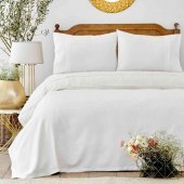 Постільна білизна Private Cynthia beyaz білий піке 220х230 євро svt-2000022285469