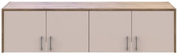 Антресоль Doros Ронді Дуб Артизан/Кашемір 4 ДСП 160х52х41 DRS-011601 (80737833)
