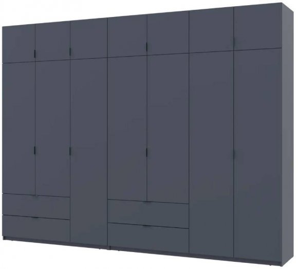 Шафа для одягу Doros Лукас Графіт 3+4 ДСП 280х50х240 DRS-011696 (42005121) Шафа для одягу Doros Лукас Графіт 3+4 ДСП 280х50х240 DRS-011696 (42005121)