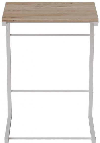 Стіл журнальний приставний Террі Комбо Ferrum-decor 345x662x440 Білий метал ДСП Дуб Сан-Марино 16 мм (FRD-105144) Стіл журнальний приставний Террі Комбо Ferrum-decor 345x662x440 Білий метал ДСП Дуб Сан-Марино 16 мм (FRD-105144)