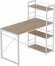 Письмовий стіл Ferrum-decor Серії Конект з етажеркою 75x120x60 білий ДСП Дуб Сан-Марино 16мм (FRD-104226) Письмовий стіл Ferrum-decor Серії Конект з етажеркою 75x120x60 білий ДСП Дуб Сан-Марино 16мм (FRD-104226)