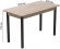 Стіл кухонний Ferrum-decor Маріо 75x120x60 Чорний ДСП Сан-Марино 16мм (FRD-105661) Стіл кухонний Ferrum-decor Маріо 75x120x60 Чорний ДСП Сан-Марино 16мм (FRD-105661)