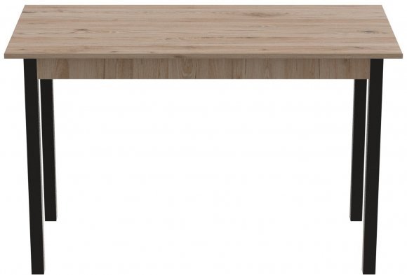 Стіл кухонний Ferrum-decor Маріо 75x120x60 Чорний ДСП Сан-Марино 16мм (FRD-105661) Стіл кухонний Ferrum-decor Маріо 75x120x60 Чорний ДСП Сан-Марино 16мм (FRD-105661)