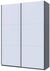 Шафа-купе Doros G-Caiser Графіт/Білий 2 ДСП / 3 частини 180х60х240 DRS-011729 (44900262)