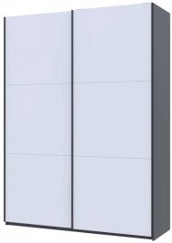 Шафа-купе Doros G-Caiser Графіт/Білий 2 ДСП / 3 частини 180х60х240 DRS-011729 (44900262)