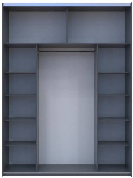 Шафа-купе Doros G-Caiser Графіт/Білий 2 ДСП / 3 частини 180х60х240 DRS-011729 (44900262) Шафа-купе Doros G-Caiser Графіт/Білий 2 ДСП / 3 частини 180х60х240 DRS-011729 (44900262)