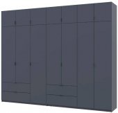 Шафа для одягу Doros Лукас Графіт 3+4 ДСП 295х50х240 DRS-011697 (42005125)