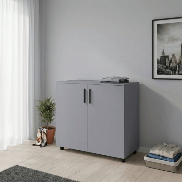 Комод Doros Торн Сірий 2 ДСП 90х51.6х80 (DRS-012090)