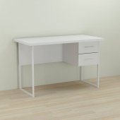 Письмовий стіл Ferrum-decor Дакота 76x140x70 білий ДСП Біле 32мм (FRD-102131) Письмовий стіл Ferrum-decor Дакота 76x140x70 білий ДСП Біле 32мм (FRD-102131)