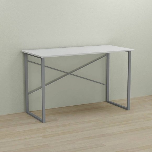 Письмовий стіл Ferrum-decor Дейв 75x120x70 сірий ДСП Біле 16мм (FRD-102398)
