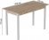 Стіл кухонний Ferrum-decor Маріо 75x120x70 Білий ДСП Сан-Марино 16мм (FRD-105662) Стіл кухонний Ferrum-decor Маріо 75x120x70 Білий ДСП Сан-Марино 16мм (FRD-105662)